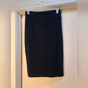 Black High Waist Bodycon Skirt Size XL By Zewe Fashion